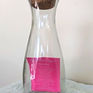Durable Clear Glass Wine Carafe Includes Decorative Insulated Wrap